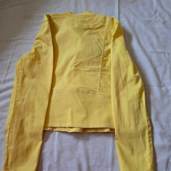 Size Large Ralph Lauren Yellow Full Zip Jacket - Picture 7 of 10
